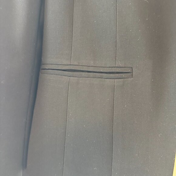 Halogen Black Open Front Blazer – Size 8 – Classic Workwear Jacket - Picture 2 of 4